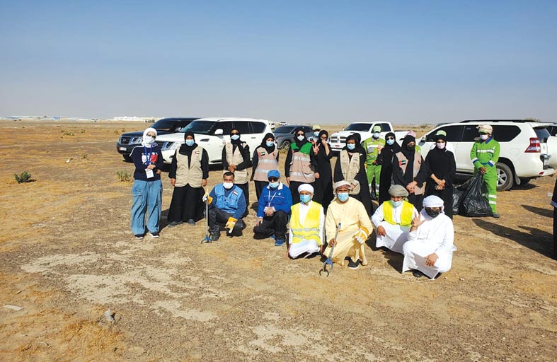 بلدية العين بالتعاون مع فريق عونك ياوطن ينظمان فعالية «داري نظيفة»