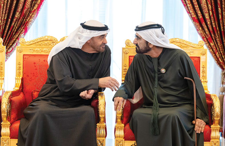 رئيس الدولة: الحكومة بقيادة محمد بن راشد قدمت نموذجاً تنموياً ملهماً يضع الإنسان في قمة أولوياتها 