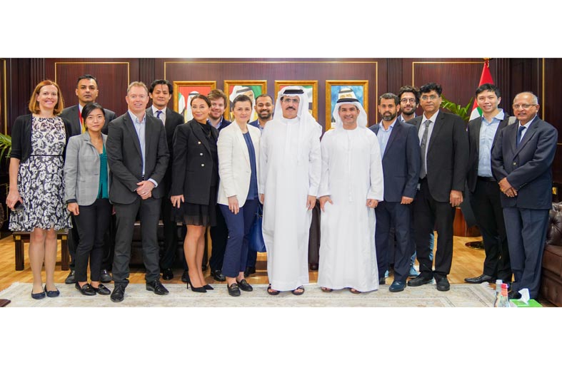 هيئة كهرباء ومياه دبي تستقبل مجموعة من شركات الاستثمار العالمية