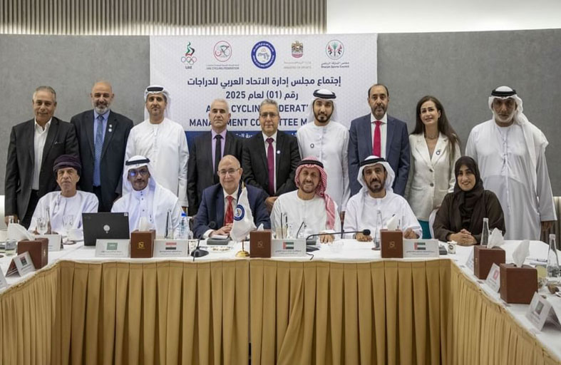 فيصل بن حميد القاسمي يترشح لرئاسة الاتحاد العربي للدراجات