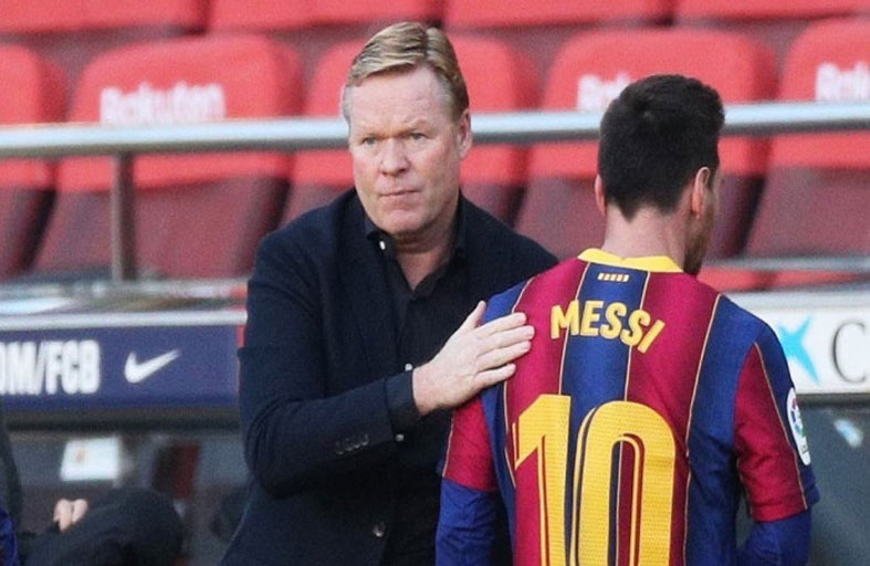 كومان: ميسي كان  «طاغية» في برشلونة