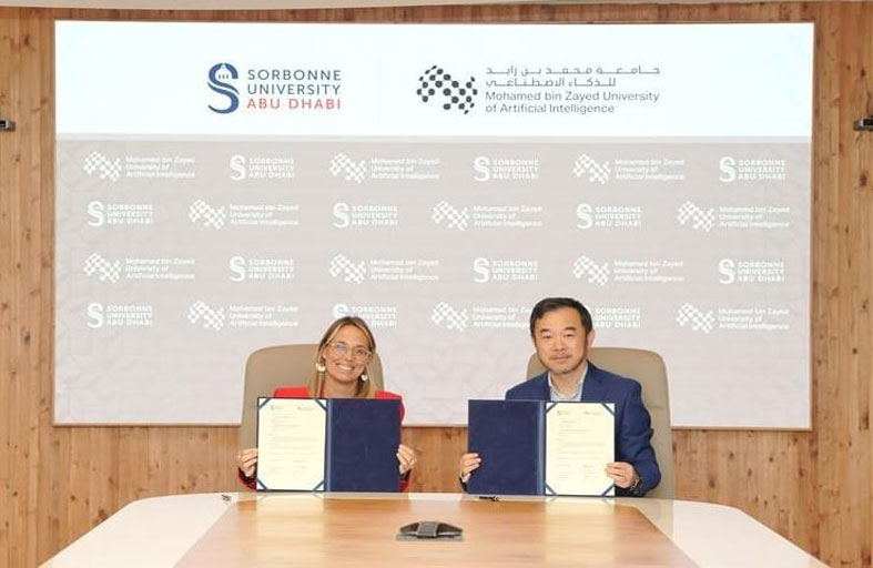 شراكة أكاديمية بين جامعتي محمد بن زايد للذكاء الاصطناعي والسوربون أبوظبي