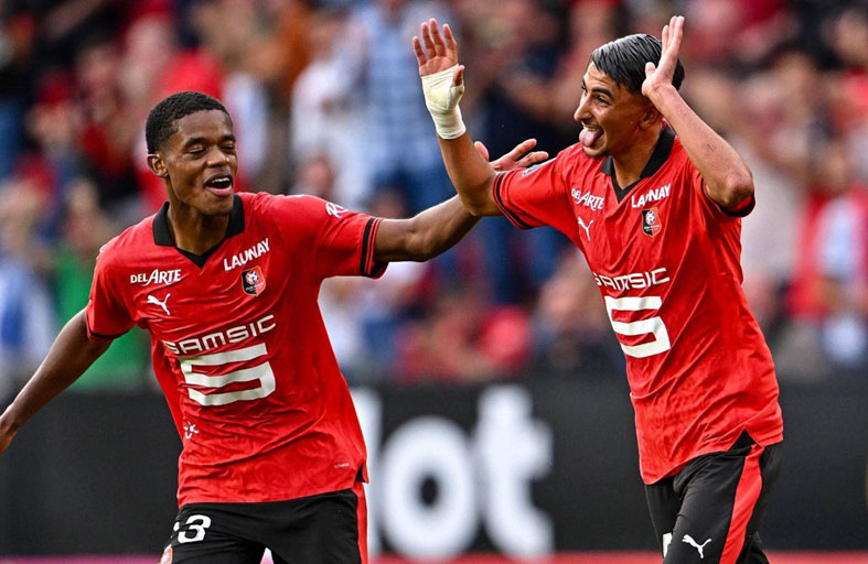  الدولي المغربي إبراهيم صلاح ينقذ رين من الخسارة 