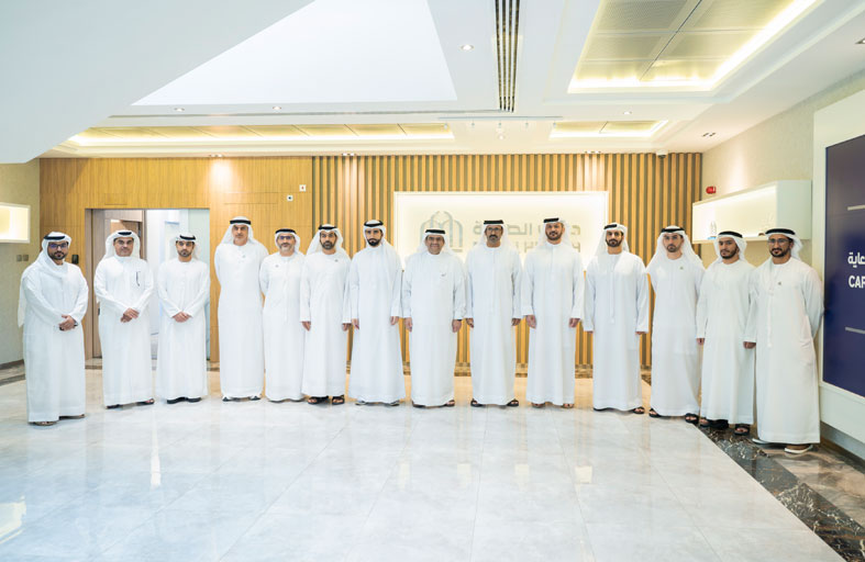 وفد من الدفاع المدني بدبي يزور دبي الصحية لبحث سبل التعاون المشترك