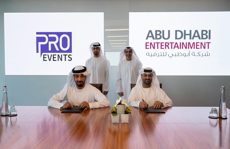 تعاون بين أبوظبي للترفيه وبرو لإدارة الفعاليات