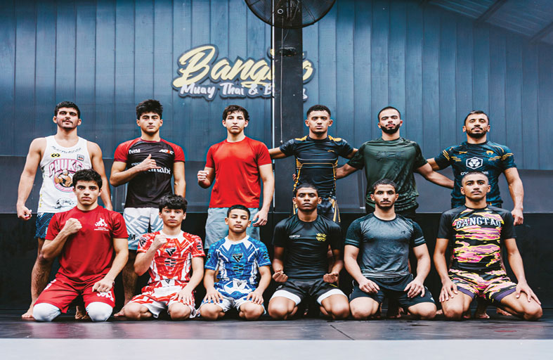 20 لاعباً في معسكر تايلاند استعداداً لبطولة العالم للفنون القتالية المختلطة للناشئين