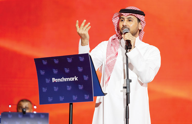 فؤاد عبدالواحد يطرب جمهور القصيم في جولة المملكة 2023
