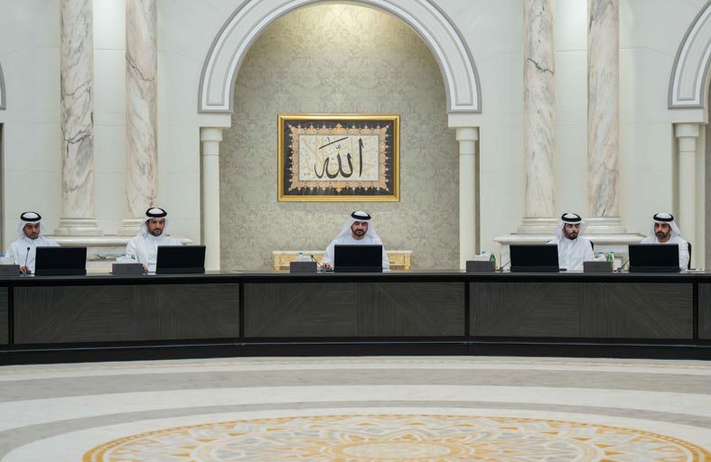 عبدالله بن سالم القاسمي يترأس اجتماع المجلس التنفيذي لإمارة الشارقة