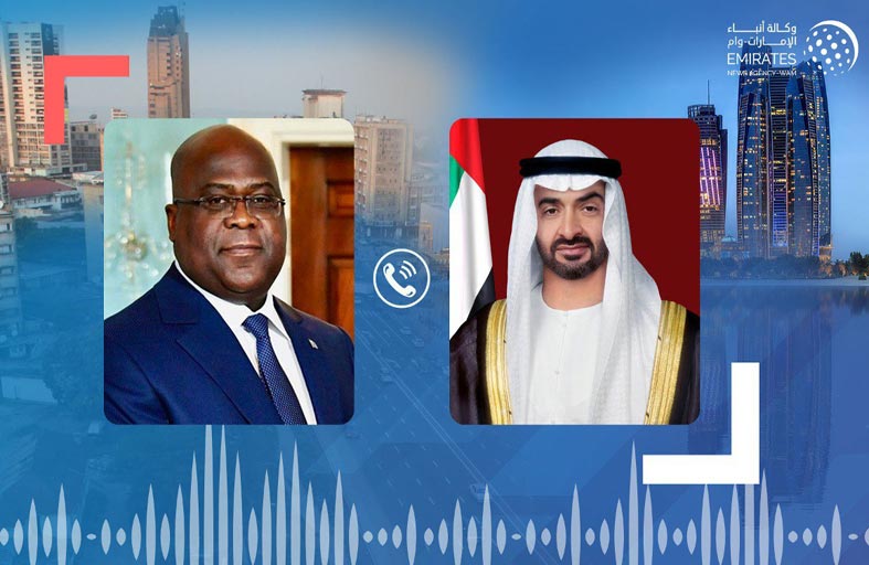 محمد بن زايد يتلقى اتصالا هاتفيا من رئيس الاتحاد الإفريقي استنكر خلاله اعتداءات ميليشيا الحوثي على المناطق المدنية في الإمارات