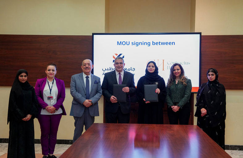 كلية القانون بجامعة أبوظبي تتعاون مع شركة كونتراكتوس هاوس بالمملكة المتحدة لتطوير القدرات التعليمية في المجال القانوني