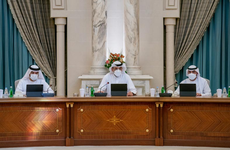 ولي عهد الشارقة يترأس اجتماع المجلس التنفيذي