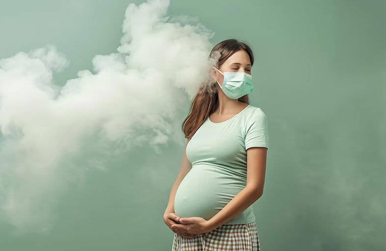 تلوث الهواء خلال الحمل يهدد النساء باكتئاب ما بعد الولادة