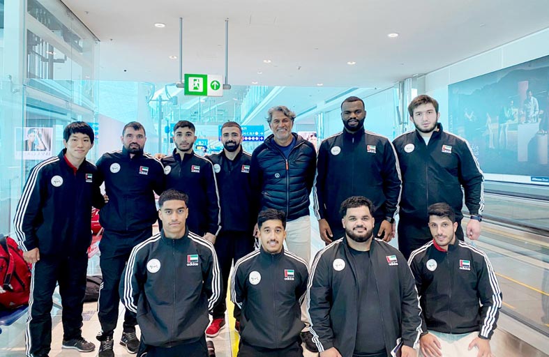 بعثة منتخبنا تصل الأردن للمشاركة في البطولة العربية للجودو