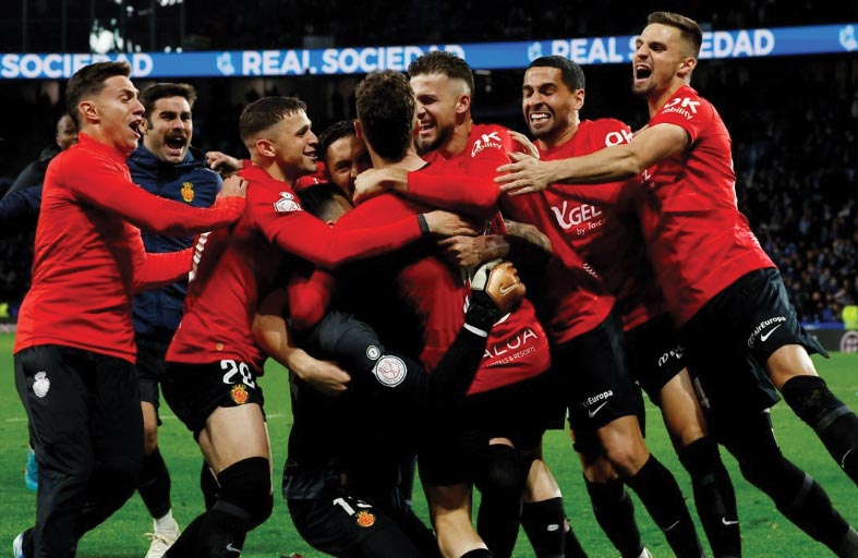  ريال مايوركا الى نهائي كأس إسبانيا