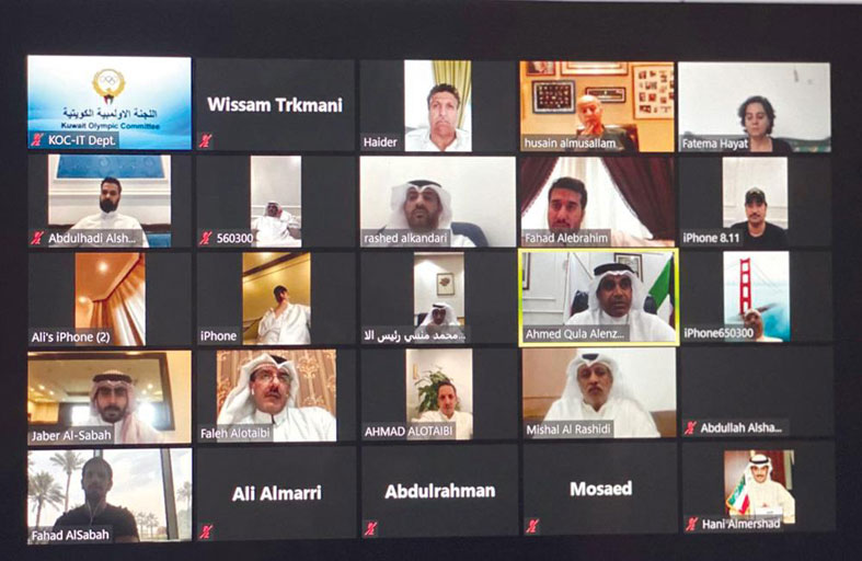 اللجنة الأولمبية الكويتية تدعو لبدء التدريبات وتقرر عودة  النشاطات الرياضية في سبتمبر