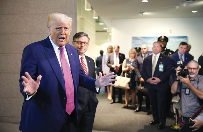 ترامب: حرب أوكرانيا قضية أوروبية وليست أميركية