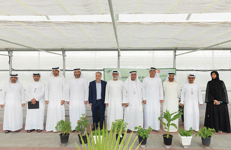 جامعة الإمارات تدشن الصوبة الزجاجية للأبحاث البيئية  بالتعاون مع المركز الوطني للأرصاد الجوية