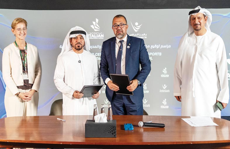 اتفاقية تعاون بين بالمز الرياضية والمدرسة الإيطالية الدولية