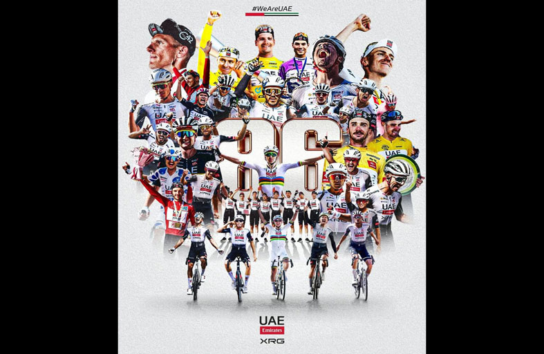 الإمارات للدراجات الهوائية يتوج بطلا لطواف لوكسمبورغ