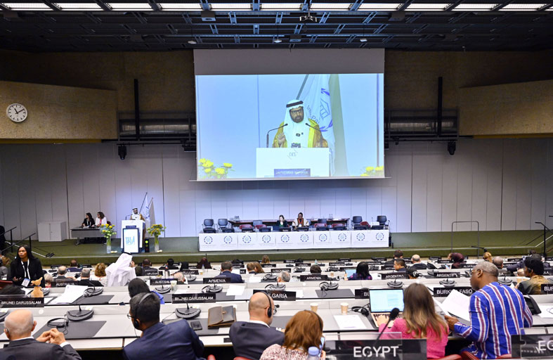 «الشعبة الإماراتية» تلقي كلمتها أمام الجمعية العامة الـ 151 للاتحاد البرلماني الدولي بجنيف