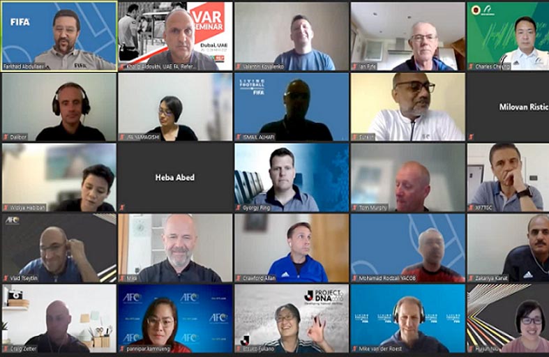 مشاركة ناجحة لإدارة حكام اتحاد الكرة في ورشة عمل «الفيفا»