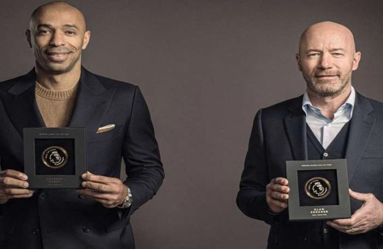 شيرر وهنري أول المنضمين لقاعة مشاهير «البريميرليغ»