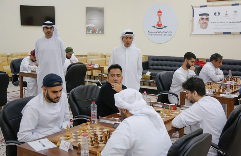 الشارقة بطل دوري الشطرنج للرجال  