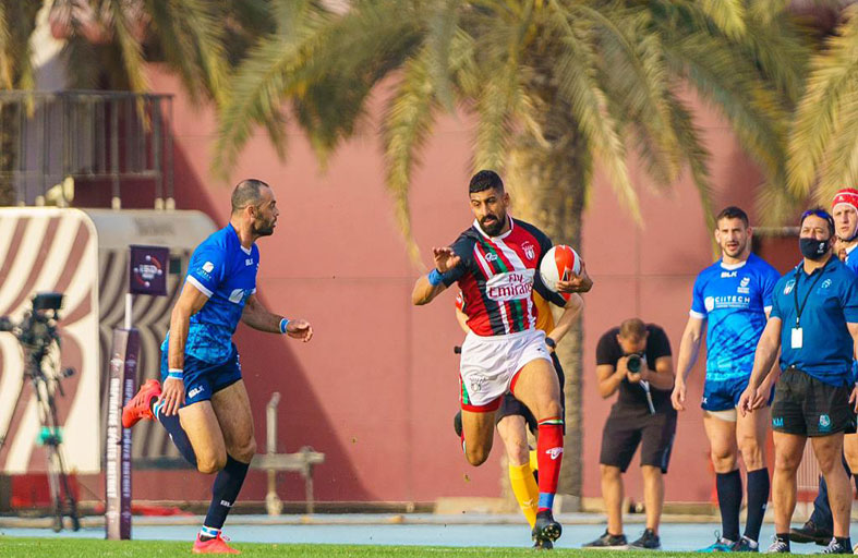 رجبي الإمارات يرفع درجة الاستعداد لبطولة غرب آسيا