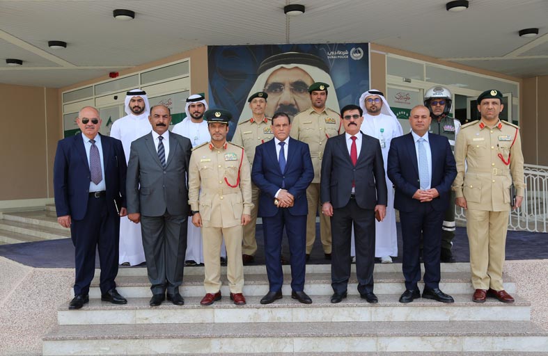 وفد من وزارة الداخلية العراقية يزور مرور دبي