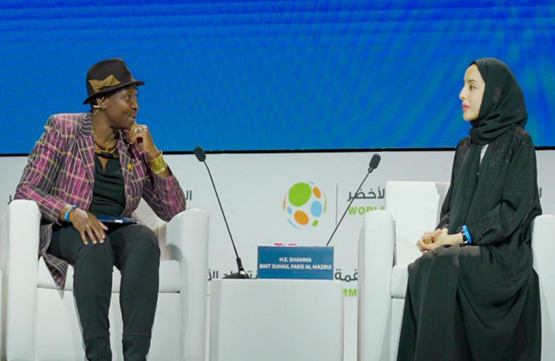 شما المزروعي : إطلاق شعار المناخ و التنوع الحيوي على الأسبوع الأول من فعاليات 