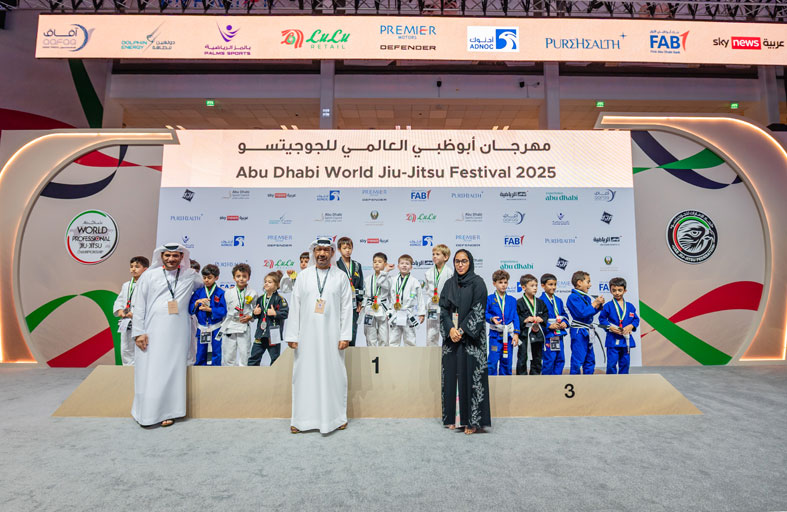 حضور جماهيري كبير في منافسات البراعم بثالث أيام النسخة (17) من بطولة أبوظبي العالمية لمحترفي الجوجيتسو  