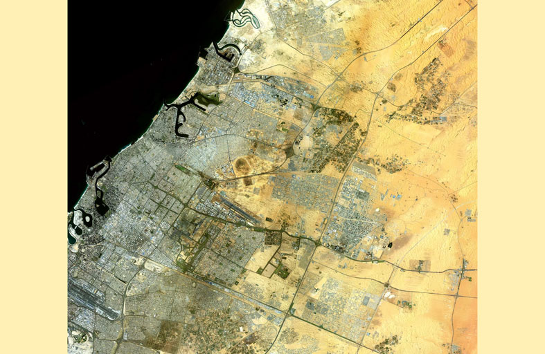 تخطيط الشارقة توفر صورا فضائية حديثة بدقة عالية