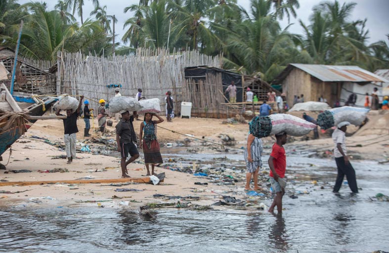 الآلاف من نازحي بالما بلا مأوى شمال موزمبيق