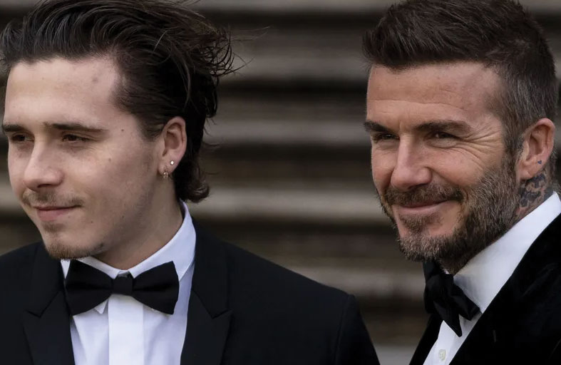 قطيعة بين بيكهام وابنه البكر.. والسبب الزوجة الجديدة