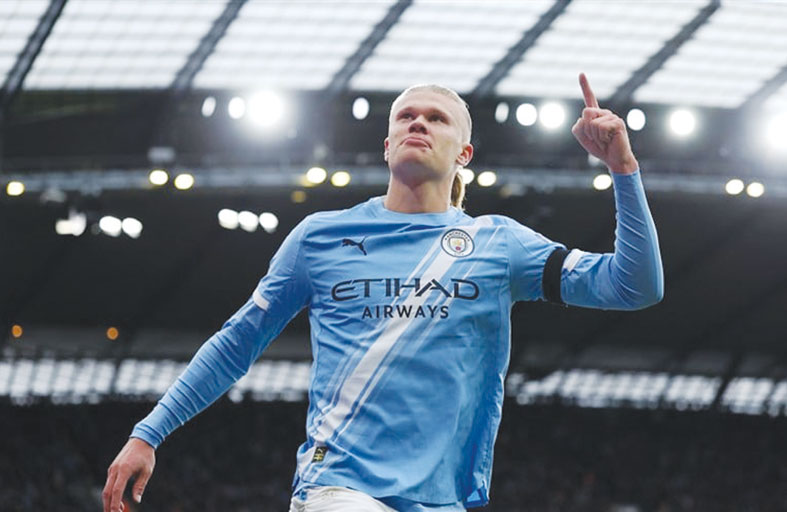 هالاند يقترب من تحطيم الرقم القياسي لميسي في «التشامبيونز ليغ»