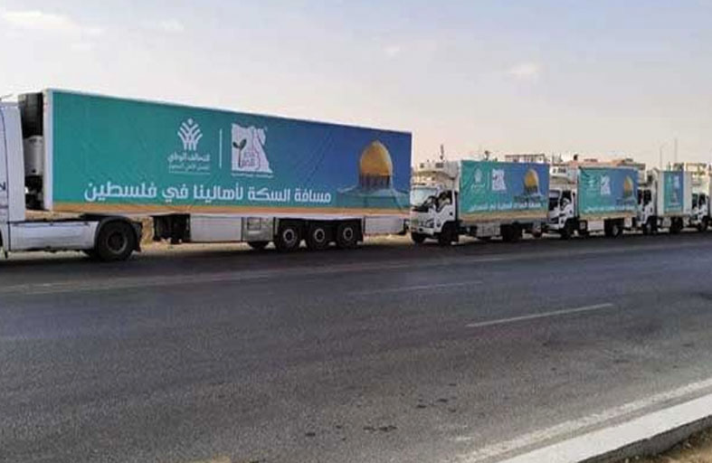 مئات شاحنات المساعدات تبدأ دخول غزة اليوم