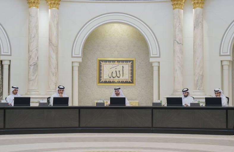 عبدالله بن سالم القاسمي يترأس اجتماع تنفيذي الشارقة