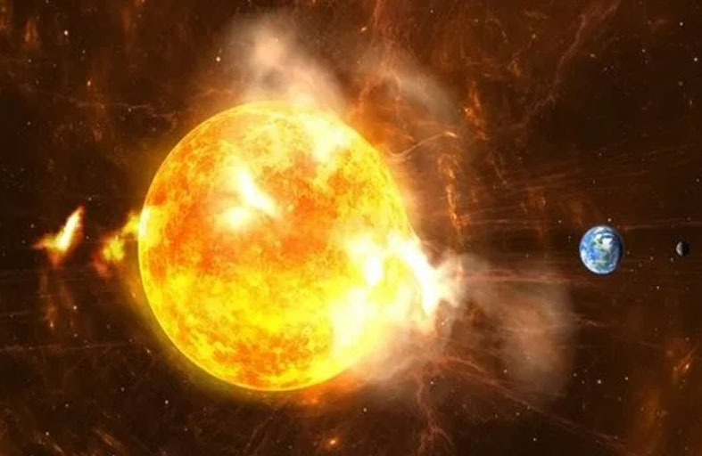 الأقوى منذ سنوات.. فيديو لانفجار شمسي هائل