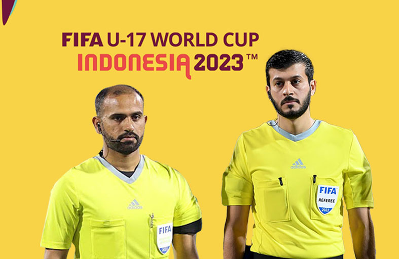 عمر آل علي وسعيد المرزوقي ضمن طاقم تحكيم مباراة الأرجنتين ومالي
