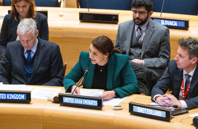 مريم المهيري تسلط الضوء على جهود الإمارات لتعزيز  التعاون الدولي والحلول المبتكرة لمواجهة تحديات المياه العالمية