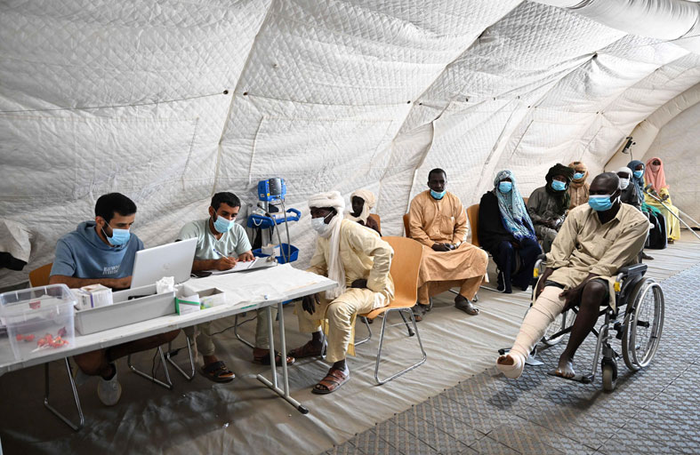 المستشفى الميداني الإماراتي في تشاد يقدم خدماته الطبية لأكثر من 12367 حالة منذ افتتاحه