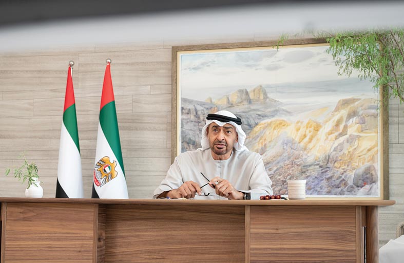 رئيس الدولة خلال مشاركته بقمة قادة مجموعة I2U2: الشراكات والاقتصاد هما السبيل لمواجهة التحديات التي يشهدها العالم