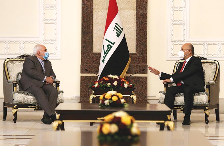 العراق لظريف: سيادتنا وأمننا أولاً