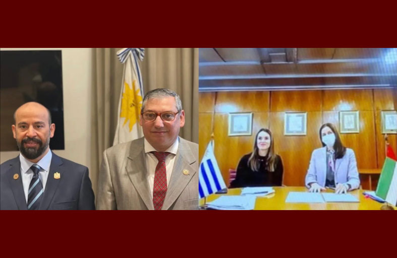 سفير الدولة غير المقيم لدى الأوروغواي الشرقية يقدم نسخة من أوراق اعتماده