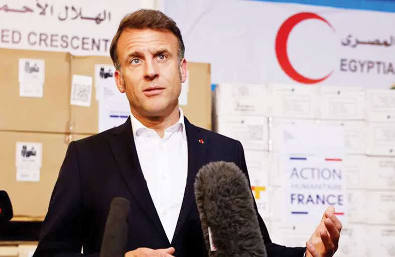 ماكرون يحذر: خطة إسرائيل لغزة كارثة إنسانية وخطوة غير مسبوقة