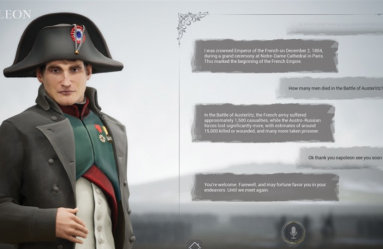 تجربة واقع افتراضي تتيح الدردشة مع نابليون 