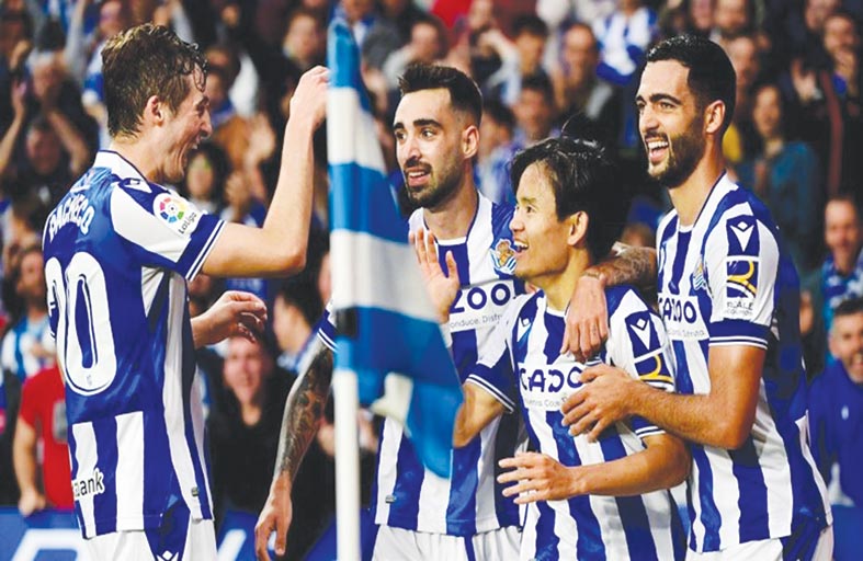 ريال سوسييداد يقترب من العودة إلى دوري الأبطال