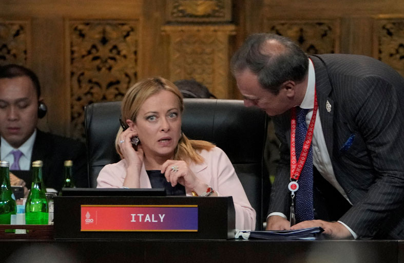 شي يدعو ميلوني لزيارة الصين