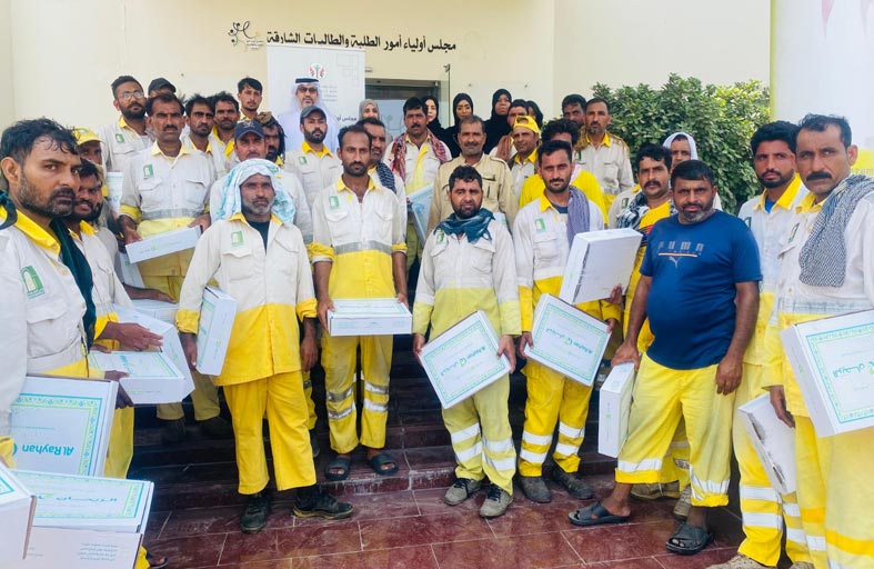 عطاء الخير مبادرة مجتمعية من مجلس أولياء أمور الطلبة والطالبات بمدينة الشارقة