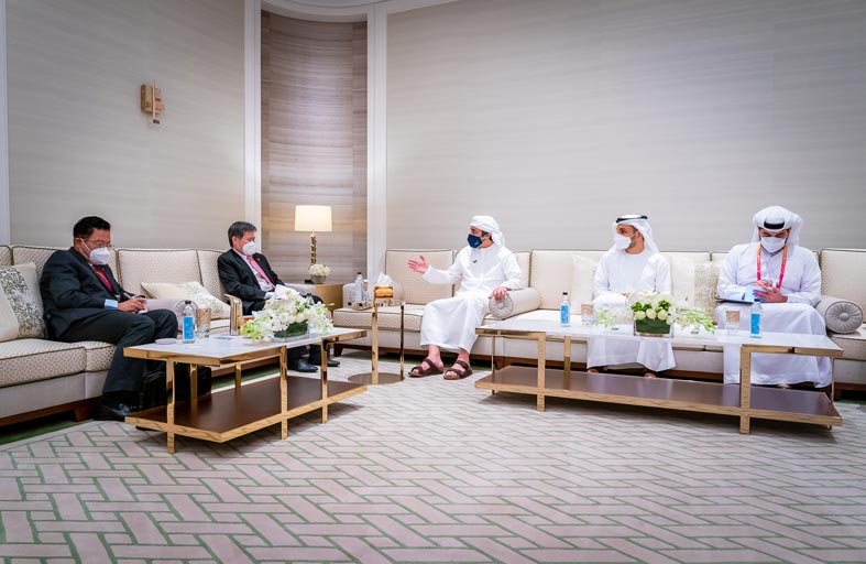 عبدالله بن زايد يستقبل أمين عام رابطة الآسيان 